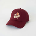 Petals Cap - Maroon Fully Covered